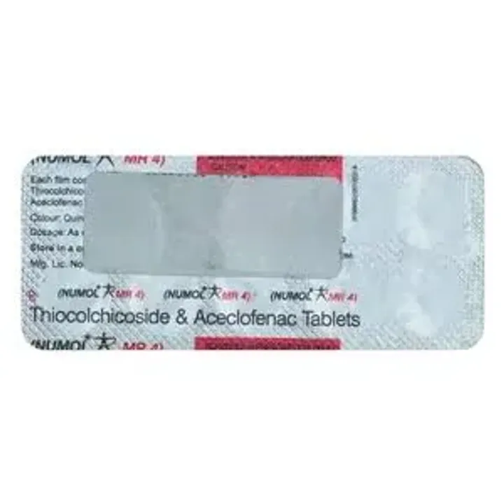 Chicoside 100mg/4mg Tablet product image
