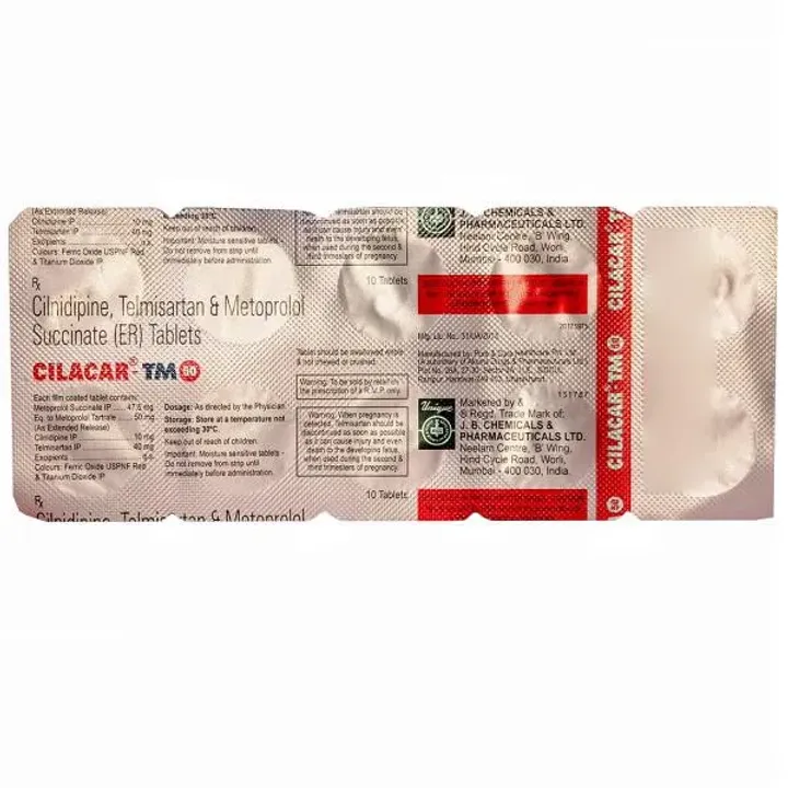 Cilacar Tm 50 Tablet product image