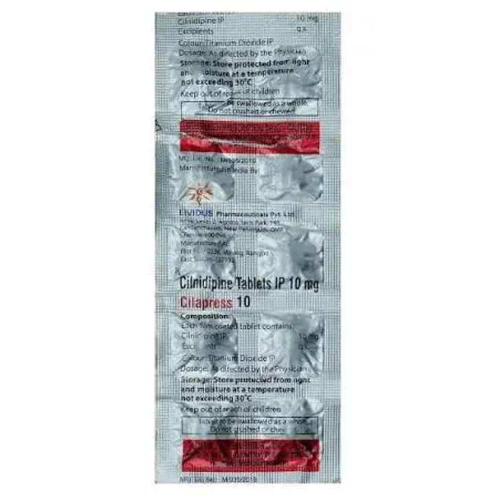Cilapress 10mg Tablet product image