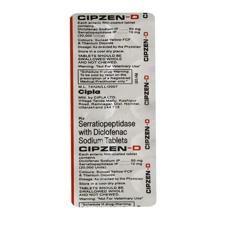 Cipzen D Tablet product image