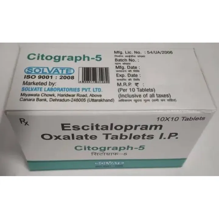 Citograph 5mg Tablet product image
