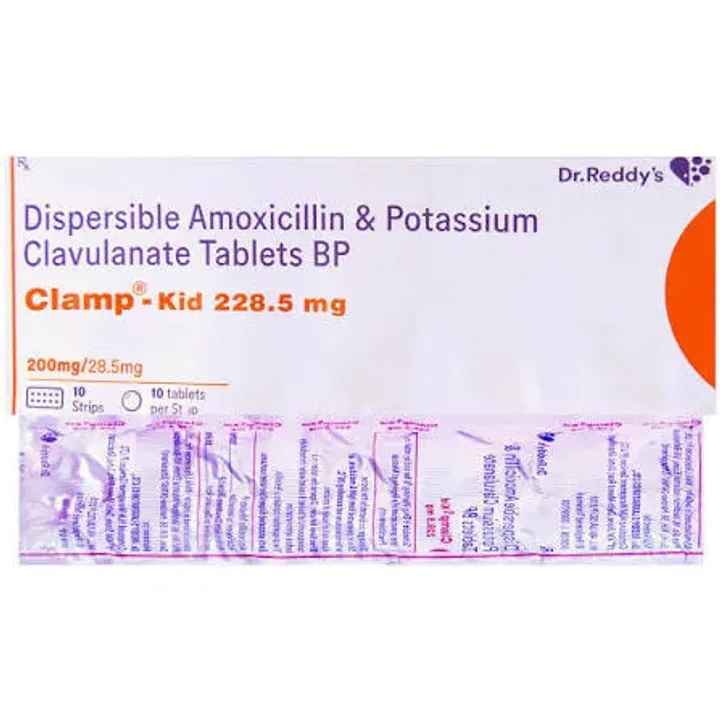 Clamp Kid 200mg/28.5mg Tablet product image