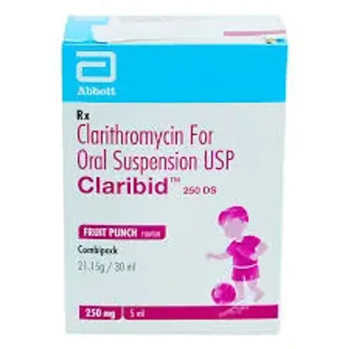 Claribid 250 Ds Oral Suspension Combipack Fruit... product image