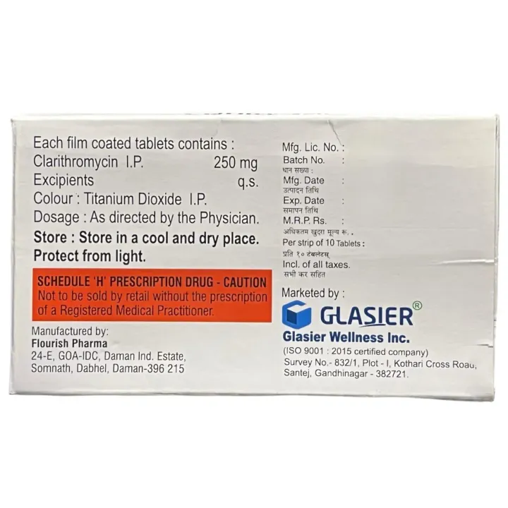 Claritec 250 Tablet product image