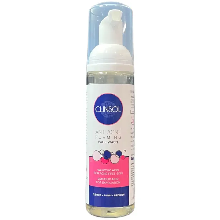 Clinsol Anti Acne Foaming Facewash 60ml product image