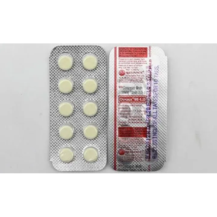 Clonapax 0.25mg Tablet Md product image