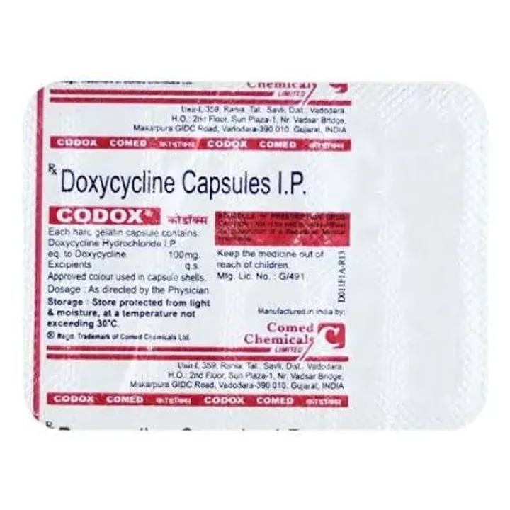 Codox 100mg Capsule product image
