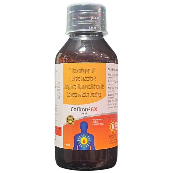 Cofkon 6x Syrup 100ml product image
