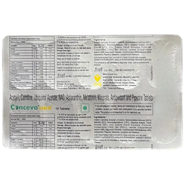 Conceva Gold Tablet product image