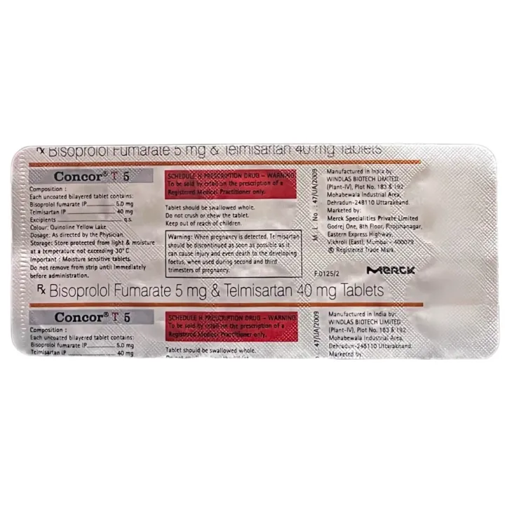Concor T 5 Tablet product image