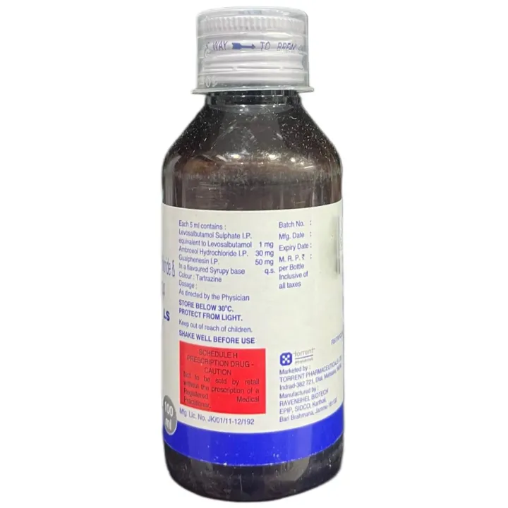 Cordine Ls Syrup 100ml product image