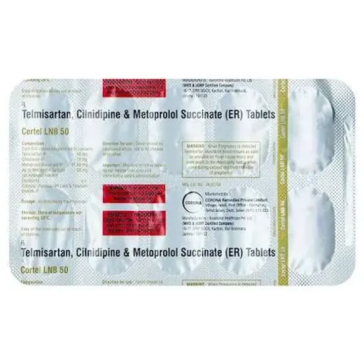 Cortel Lnb 10mg/50mg/40mg Tablet product image
