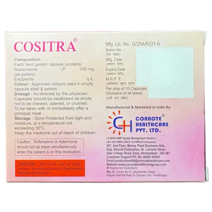 Cositra 100 Capsule product image