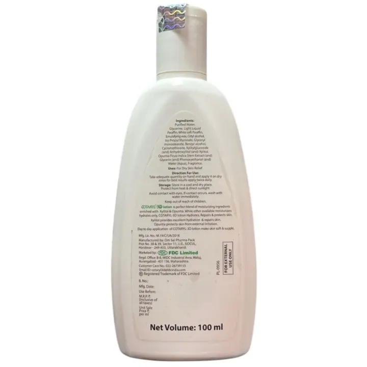 Cotaryl 3d Lotion 100ml product image