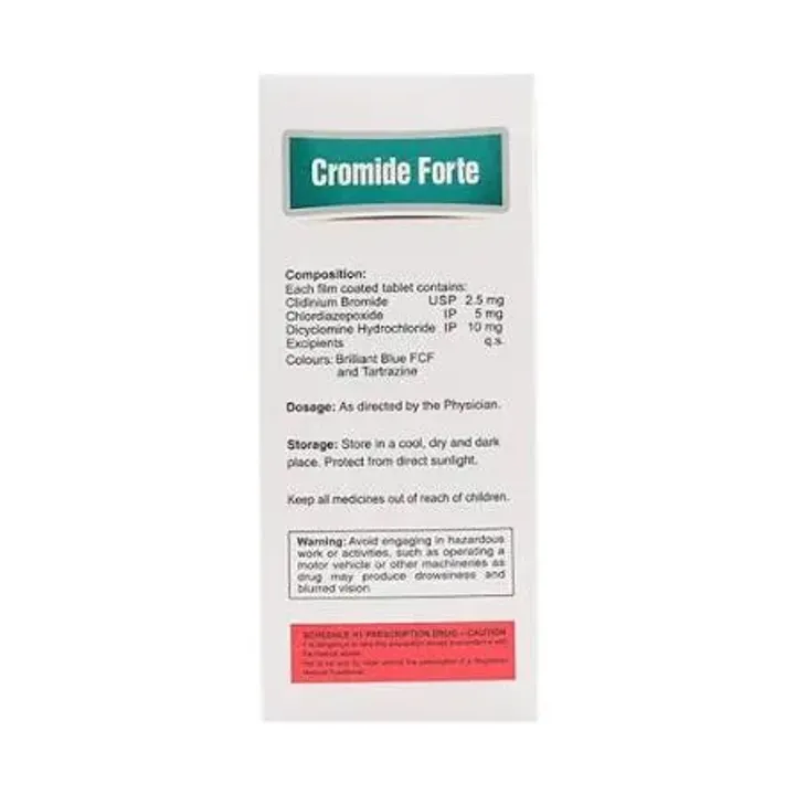 Cromide Forte 2.5 Mg/5 Mg/10 Mg Tablet product image
