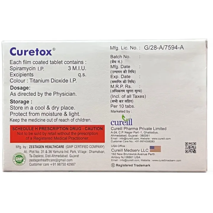 Curetox Tablet product image