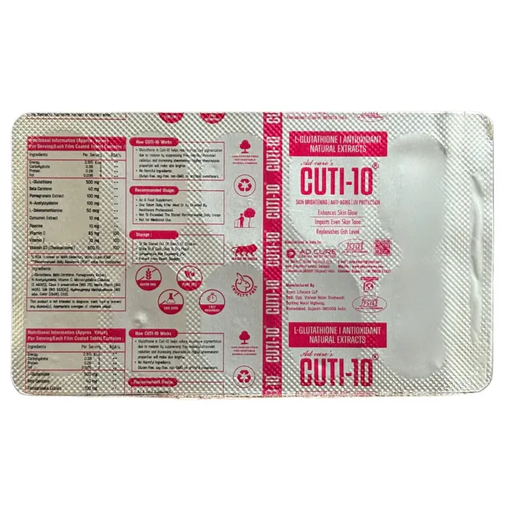 Cuti 10 Tablet product image