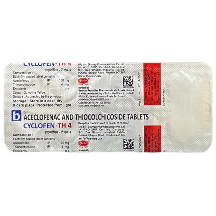 Cyclofen Th 4 Tablet product image