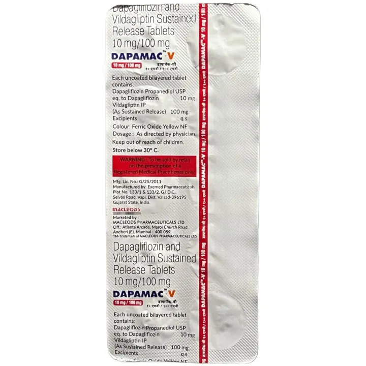 Dapamac V 10/100 Tablet product image