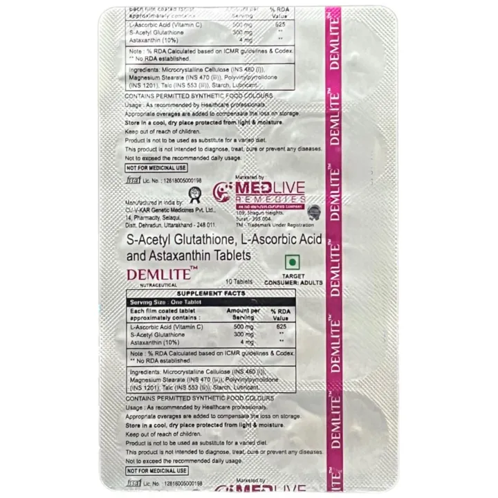 Demlite Tablet product image