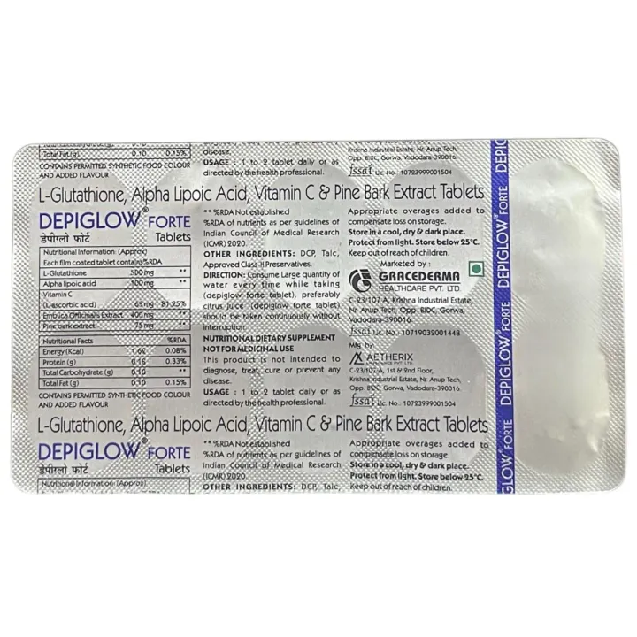 Depiglow Forte Tablet product image