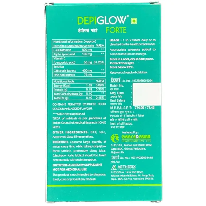 Depiglow Forte Tablet product image