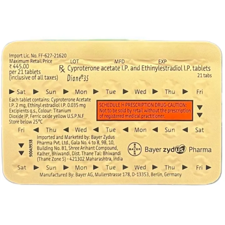 Diane 35 Tablet product image