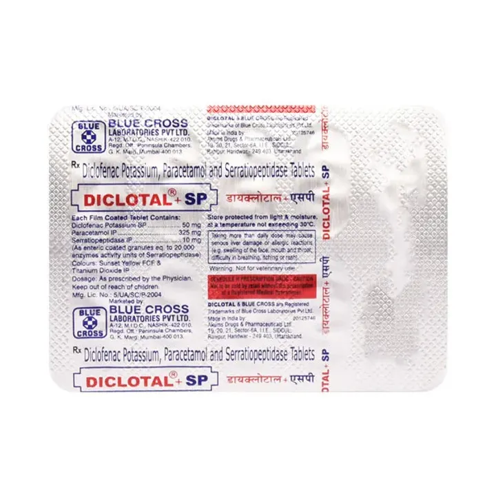 Diclotal Plus Sp Tablet product image