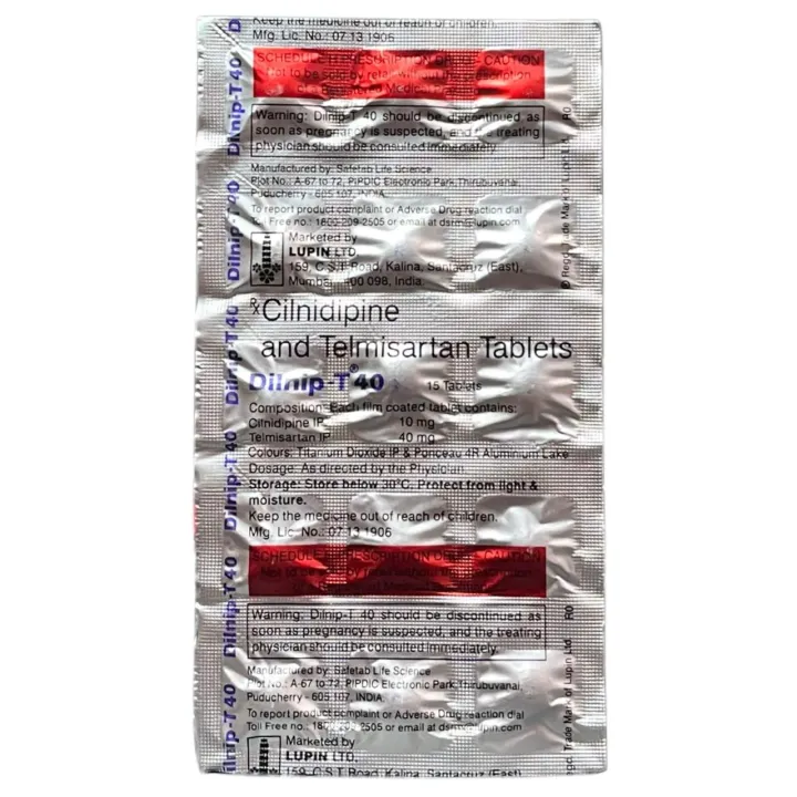 Dilnip T 40 Tablet product image