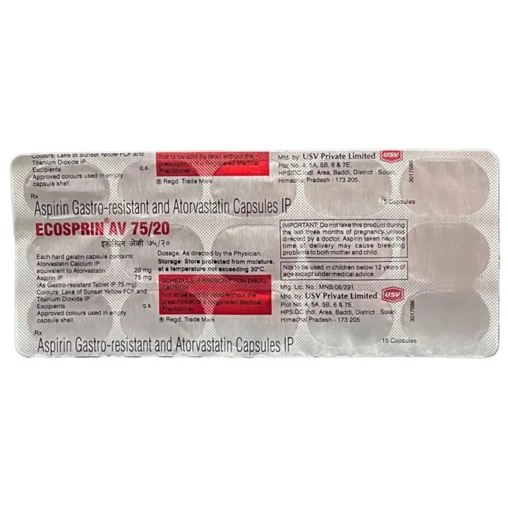 Ecosprin Av 75/20 Capsule product image