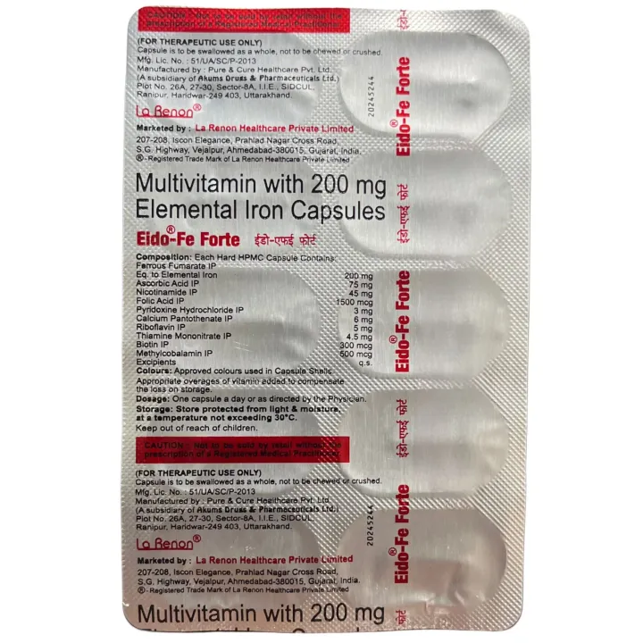 Eido Fe Forte Capsule product image