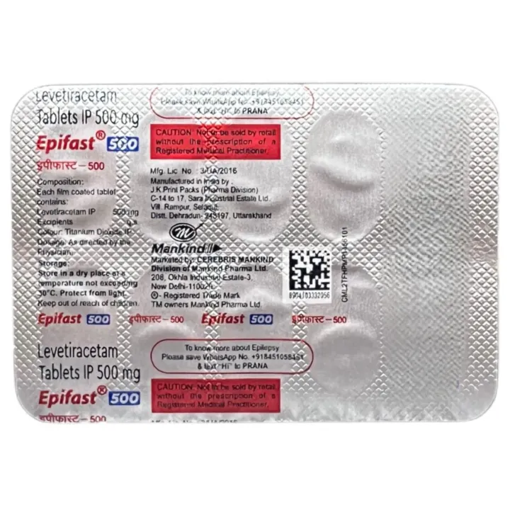Epifast 500 Tablet product image