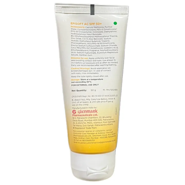 Episoft Ac Spf 50+ Sunscreen product image