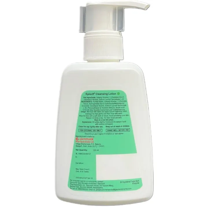 Episoft Cleansing Lotion 125ml product image
