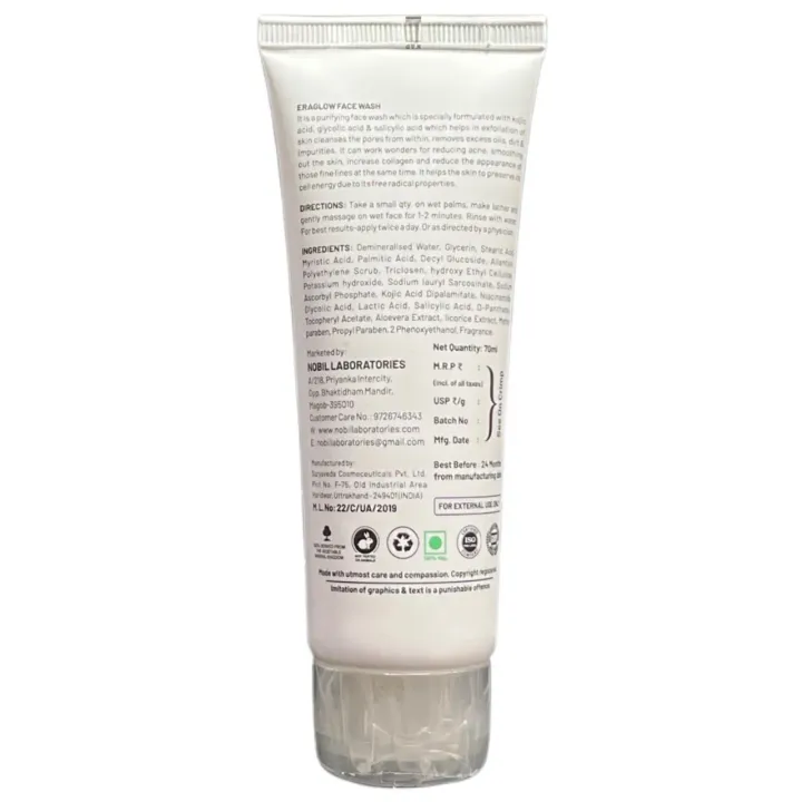 Eraglow Face Wash 70ml product image