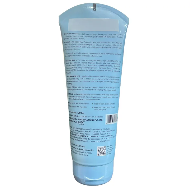Ethisun Face + Body Sunscreen 200 Gm product image