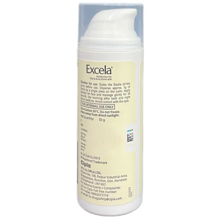Excela Moisturiser For Oily & Acne Prone Skin product image