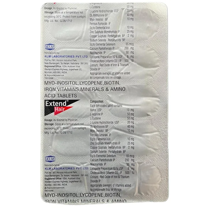 Extend Hair Tablet product image