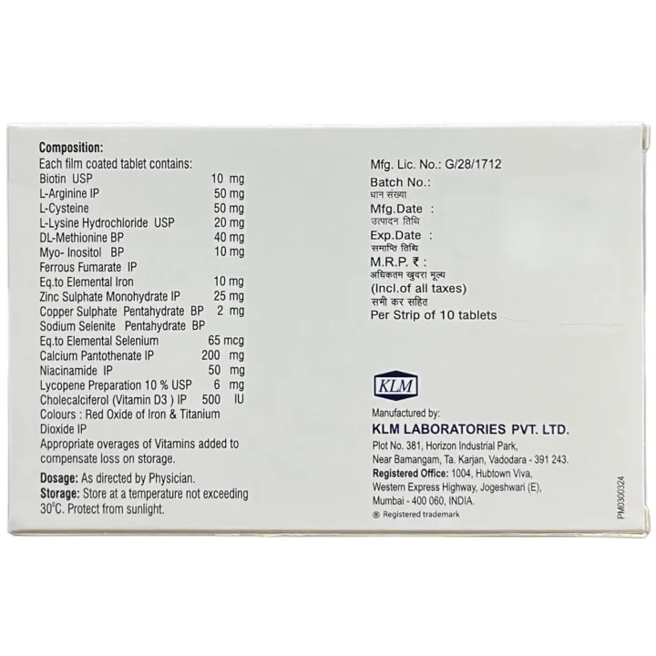 Extend Hair Tablet product image