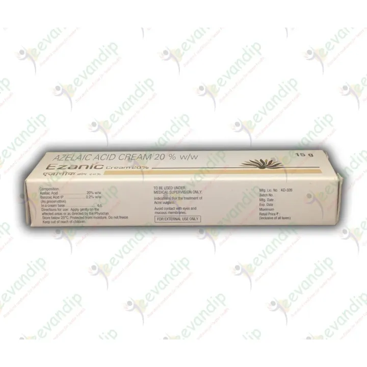 Ezanic 20% Cream 15gm product image
