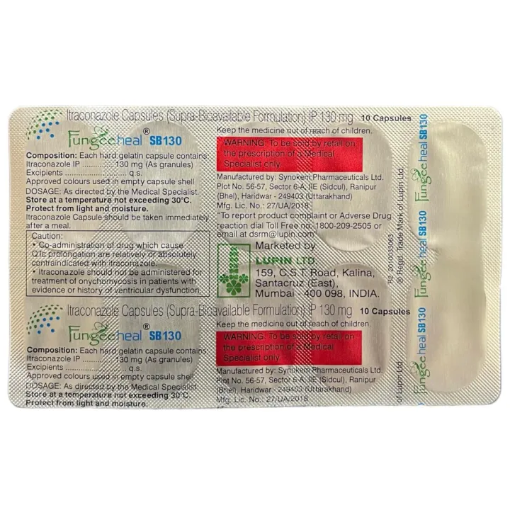 Fungeeheal Sb 130 Capsule product image