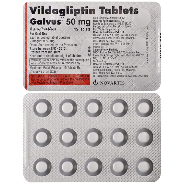 Galvus 50mg Tablet product image