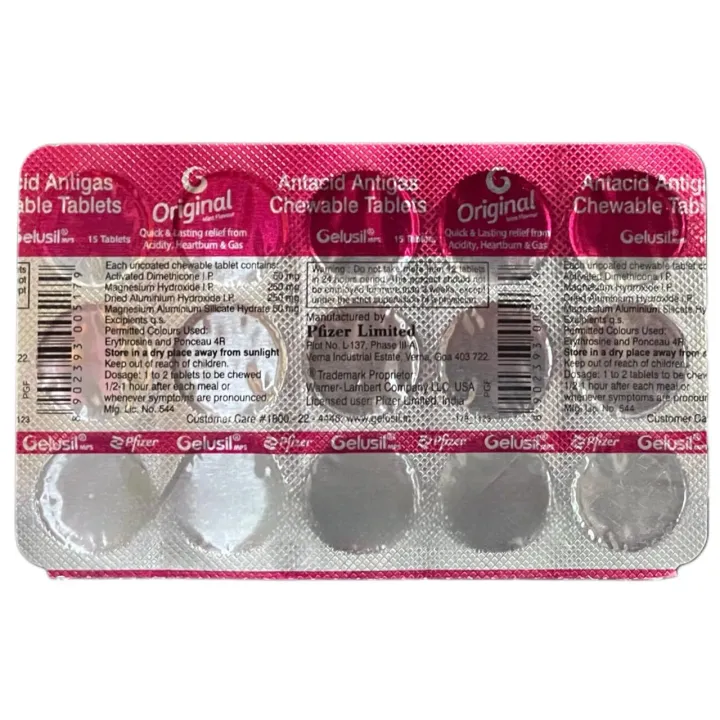 Gelusil Mps Tablet product image
