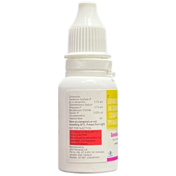 Gentakem D Eye/ear Drop 10ml product image