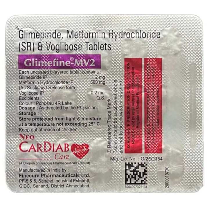 Glimefine Mv 2 Tablet product image