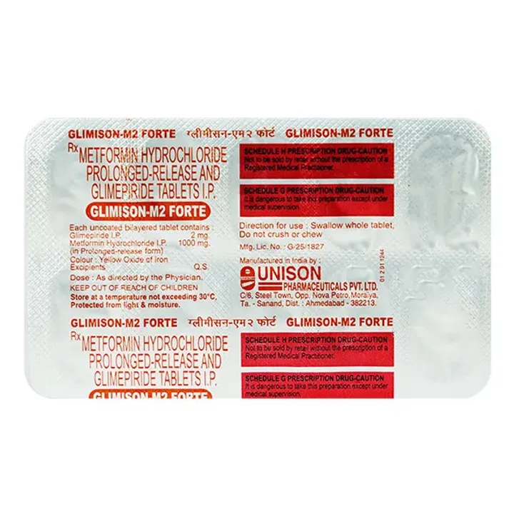 Glimison-m 2 Forte Tablet product image