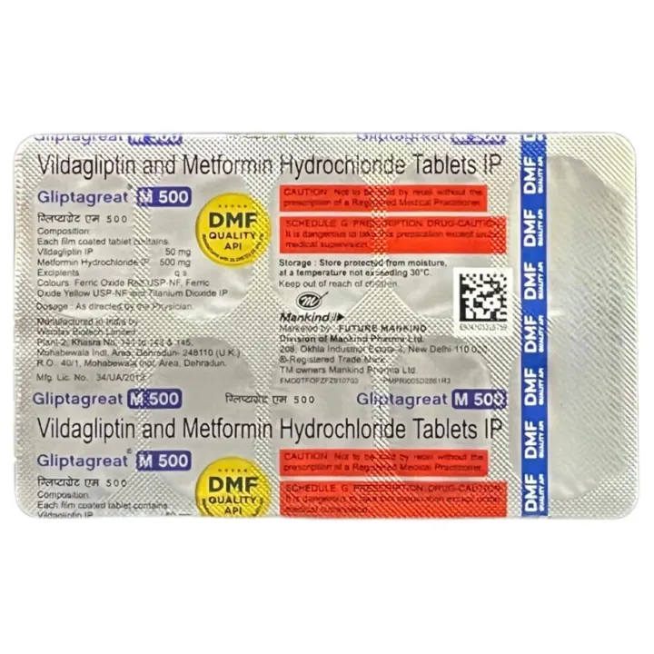 Gliptagreat M 500 Tablet product image