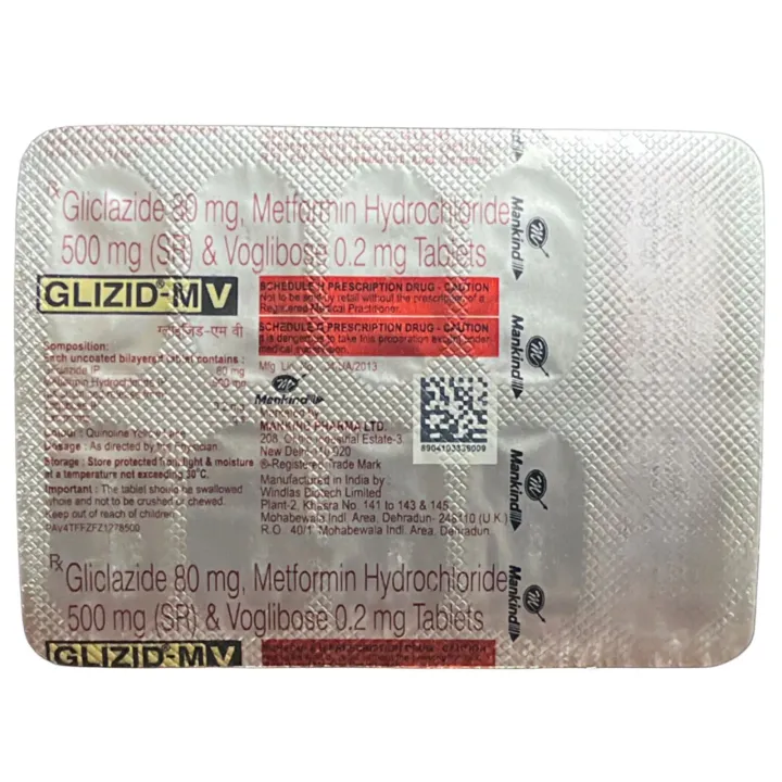 Glizid Mv Tablet product image