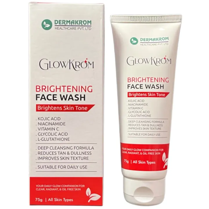 Glowkrom Brightening Facewash 75gm product image