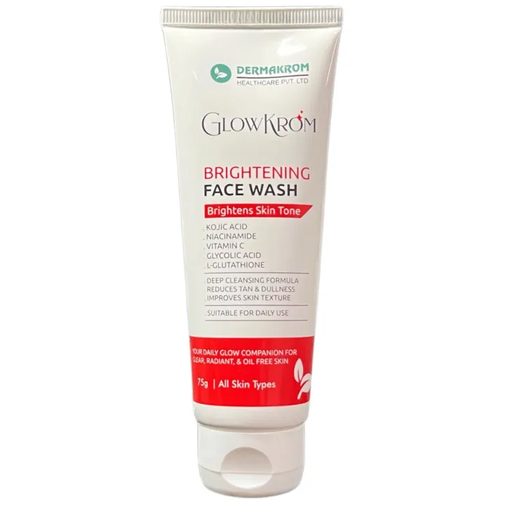 Glowkrom Brightening Facewash 75gm product image
